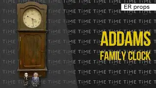 Addams family clock. Individual device. Props for the escape room