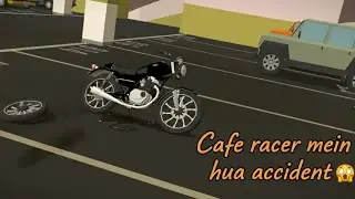 #cafe race game mein hua accident 😮