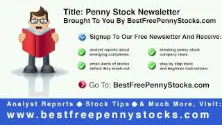 Penny Stock Newsletter