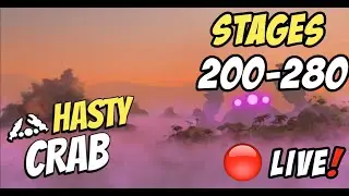 🔴 LIVE - NEED FOR SPEED! | Hasty Mega Crab 2023 | Stages 200-280 | Boom Beach
