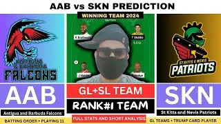 ABF vs SKN Dream11 Prediction | Antigua And Barbuda Falcons vs St Kitts And Nevis Patriots dream 11