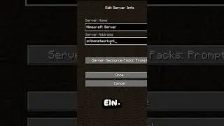 So joinst du meinem Minecraft Server