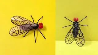How to Make Paper Housefly | Paper Craft