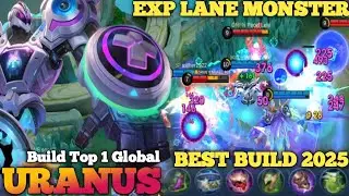 URANUS EXP LANE TUTORIAL: How to Master the Immortal Tank in Current Patch❗Build Top 1 Global - MLBB