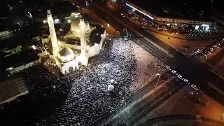 آلاف المصلين يُحيون ليلة 27 رمضان في مسجد الشيخ سعود القاسمي