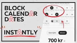 THIS is how to INSTANTLY block calendar dates in the updated AirBnB app