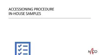 simple receipts: Accessioning : clinical pathology