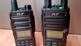Por&oacute;wnanie odbioru TYT TH-UV88 vs TYT MD-750. Po lewej 88 odbiera pierwszy.