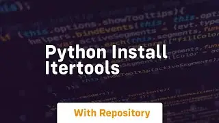 python install itertools