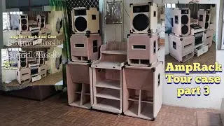 Amplifier Rack/Tourcase Part 3 Sukat at kung paano ginawa