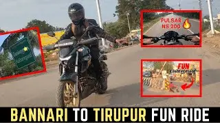 Bannari to Tirupur | First Time Riding NS 200 | Public Observation | Tamil | Mr Tirupur