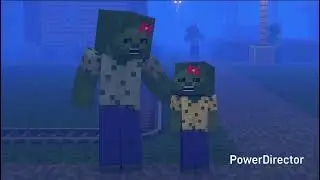 Zombie vs Villager Life 10 - Alien Being Minecraft Animation (High Tone)