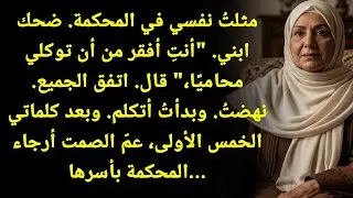 سخر ابني مني عندما رآني أمثل نفسي وحيدة في المحكمة.. لكن ابتسامته لم تدم طويلاً!