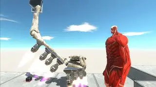 The Bone Jet Weapon That Can Defeat Colossal Titan &ndash; ARBS Epic Fight!