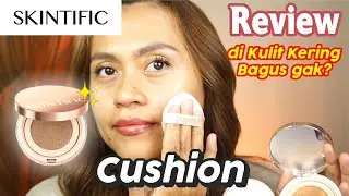 review JUJUR SKINTIFIC Cover All Perfect Cushion bagus gak dikulit kering?  | Risa Florendo