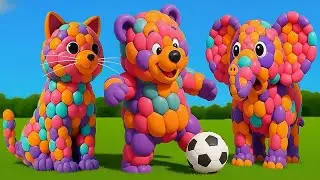The mascot vibrato assistant Bear placed on the football field is popular, co-produced,and creative