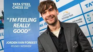 Jorden van Foreest round 7 interview | Tata Steel Masters round 7