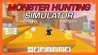 Roblox [Monster Hunting Simulator] - Gameplay Grinding to Mushroom Valley (No Commentary)