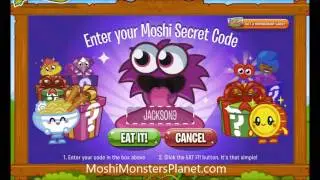 Moshi Monsters Codes May 2014