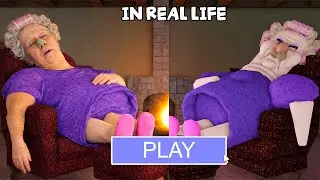 ESCAPE FROM GRUPY GRAN IN REAL LIFE! Scary Obby UPDATE All Bosses All Morhps Unlocked