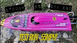 Joysway Rocket RC Boat | 5s | GPS 55mph / 88.5kmh aka Atomik Barbwire XL