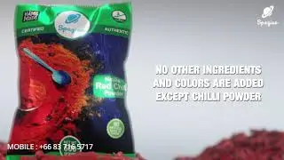 SPAZIES INTRODUCING 100% organic natural CHILLI POWDER 100 grams  / 500 grams / 1 kg