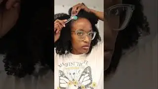Growing Edges: Month #1 ✅ #naturalhairjourney #edges #growth
