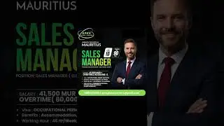 #mauritiusjobs #salesmanager #electronicsjobs #retailjobs #storemanager #workabroad #overseasjobs