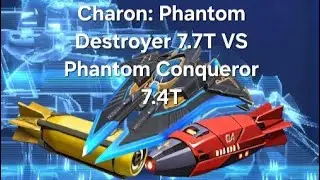 Charon: Phantom Destroyer 7.7T VS Phantom Conqueror 7.4T Legion Boss Comparisons Wing Fighter