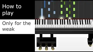 Metal Piano: In Flames - Only for the weak - Dorelia Bast cover (Piano tutorial - Synthesia)