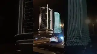 last night in Baku(Azerbaijan).           Way to Airport