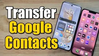 Transfer Android Contacts to iPhone using Google Account in under 2 Minutes!