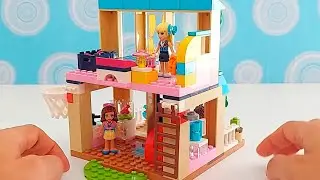 Lego Friends Juniors 10763 Stephanie's lakeside house Casa del lago de Stephanie speed build