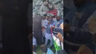 Free Palestine protest against Israel at Latur #advmuhammadali #aimim
