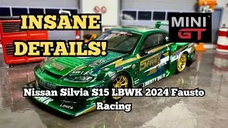 Unboxing INSANE Detail! Nissan Silvia S15 LBWK 2024 by Mini GT | Fausto Racing Up Close!