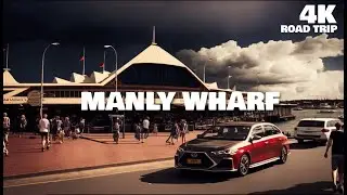 MANLY WHARF - Driving around Manly Beach in Sydney and Ending at the BEAUTIFUL view of North Head