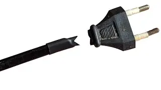 Few people know how to fix a broken power plug! tips