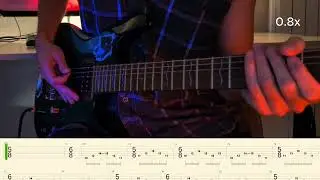 Death - Spirit Crusher | Play along (Slow to Fast)