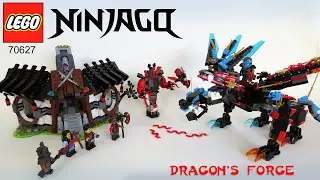LEGO NINJAGO - Dragon's Forge (Set 70627 Speed Build Instructions)