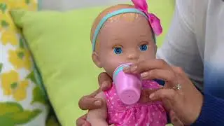 Mealtime Magic Interactive Feeding Baby Doll on QVC