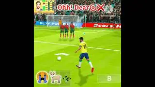 Messi🐐Miss The Free Kick🎯🙆 | DLS 23 | #shorts #football #messi