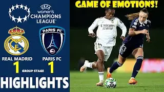 GAME OF EMOTIONS😱 Real Madrid vs Paris FC | UEFA Women's Champions League 2025/2026 | Highlights