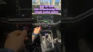 Audi Q3 hack How to synchronize the climate control system
