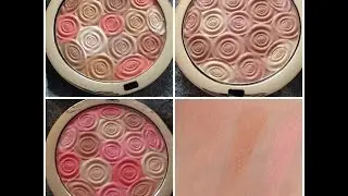 Milani Illuminating Face Powders Amber Nectar, Hermosa Rose, Beauty's Touch review swatches