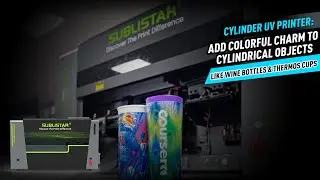 Cylinder UV Printer: Add Colorful Charm to Cylindrical Objects like Wine Bottles & Thermos Cups