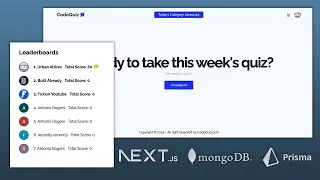Let's Build a Full Stack Quiz App With Next.js 14
