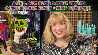 Bath & Body Works X Disney Villains Candle Holder Review + What I Didn't Get!