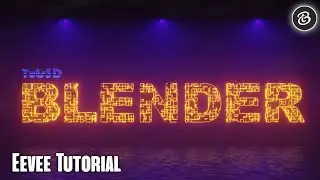 Text intro Lighting environment in  Blender Eeevee . Blender Eevee Lighting .