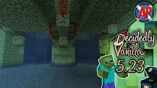 Decidedly Vanilla E23 1.13 - Swimming with Guardians and SeaLanterns to the rescue! @awoogahplays