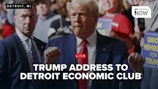 LIVE: Trump talks Michigan manufacturing to Detroit Economic Club